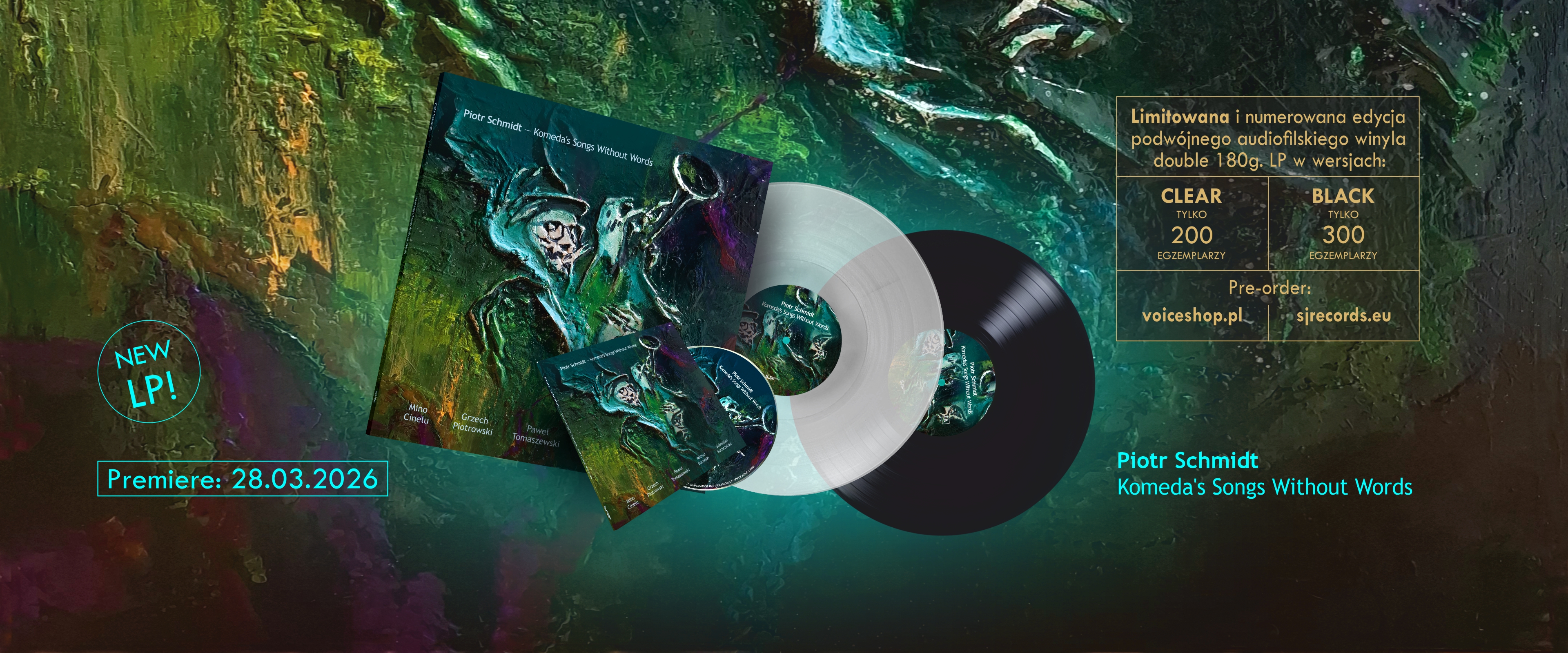 Piotr Schmidt - Komeda's Songs Without Words LP winyl vinyl